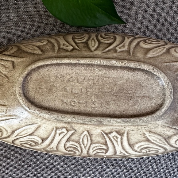 Classic Mid Century Console Bowl from Maurice of Calif. - Picture 4 of 9